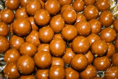 Maltesers madness - a bowl full of delicious chocolate honeycomb malt balls