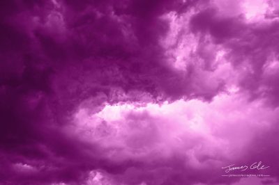 JCCI-100218 - Purple Pink Magenta Swirling angry menacing dark grey stormy clouds