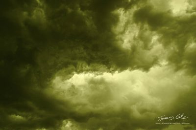 JCCI-100220 - Golden Yellow Swirling angry menacing dark grey stormy clouds