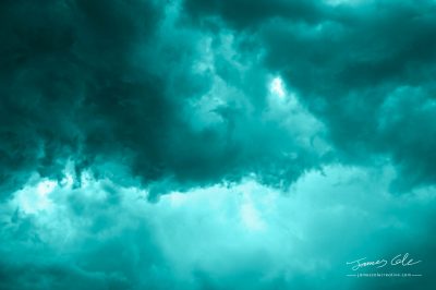 JCCI-100222 - Cyan Aqua Dangerously menacing angry dark grey storm clouds
