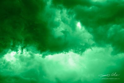 JCCI-100223 - Green Dangerously menacing angry dark grey storm clouds
