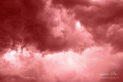 JCCI-100225 - Red Brown Dangerously menacing angry dark grey storm clouds