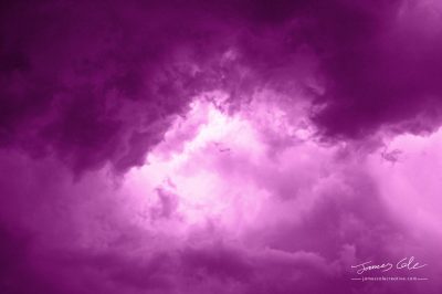 JCCI-100230 - Purple Pink Magenta Turbulent dark stormy clouds angry menacing and tormenting