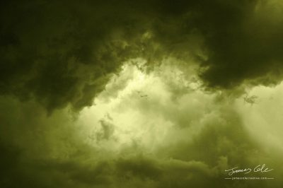JCCI-100232 - Golden Yellow Turbulent dark stormy clouds angry menacing and tormenting