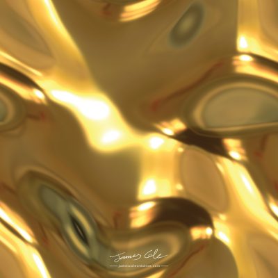JCCI-100334 - Christmas Tiles - Liquid Metal Gold