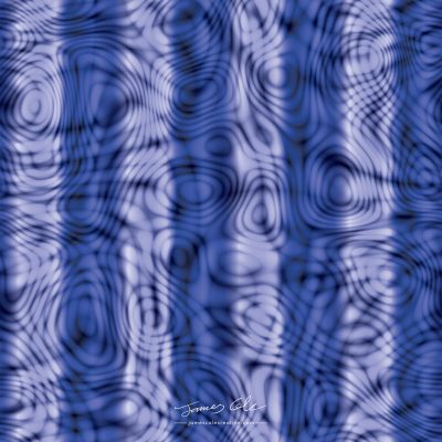 JCCI-100353 - Christmas Tiles - Trippy Acid Swirls Blue Stripes