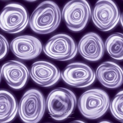 JCCI-100377 - Christmas Tiles - Large Violet Purple Squiggly Spirals
