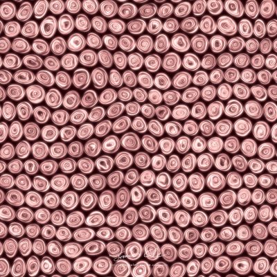 JCCI-100386 - Christmas Tiles - Tiny Pink Rose Squiggly Spirals