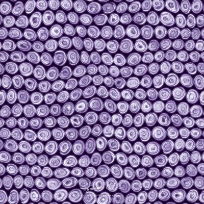 JCCI-100391 - Christmas Tiles - Tiny Violet Purple Squiggly Spirals