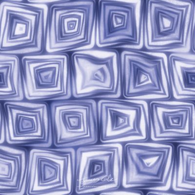 JCCI-100392 - Christmas Tiles - Large Blue Squiggly Spiral Squares