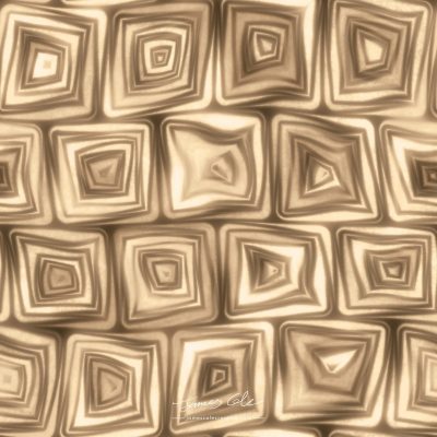 JCCI-100394 - Christmas Tiles - Large Bronze Gold Squiggly Spiral Squares