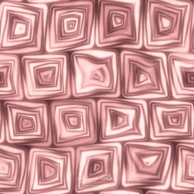 JCCI-100400 - Christmas Tiles - Large Pink Rose Squiggly Spiral Squares