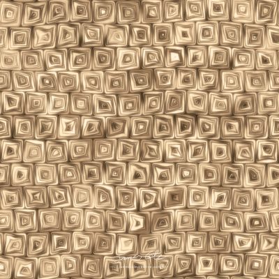 JCCI-100408 - Christmas Tiles - Tiny Bronze Gold Squiggly Spiral Squares