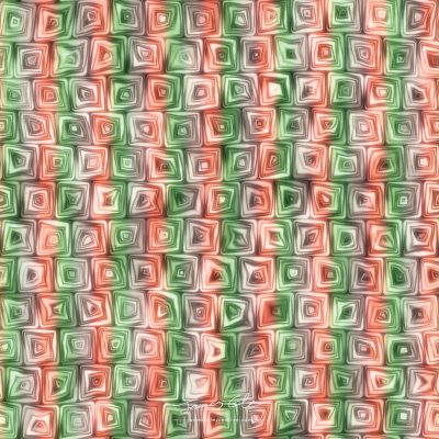 JCCI-100409 - Christmas Tiles - Tiny Candy Cane Stripes Squiggly Spiral Squares