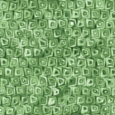 JCCI-100413 - Christmas Tiles - Tiny Minty Green Squiggly Spiral Squares
