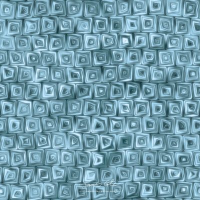 JCCI-100418 - Christmas Tiles - Tiny Turquoise Squiggly Spiral Squares