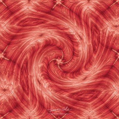 JCCI-100434 - Christmas Tiles - Bright Red Kaleidoscope Twirl