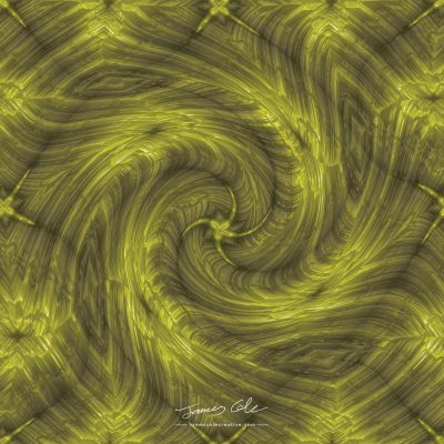 JCCI-100437 - Christmas Tiles - Golden Yellow Kaleidoscope Twirl
