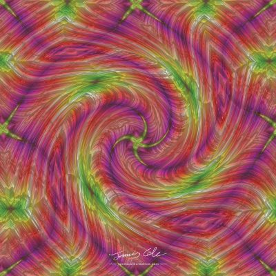 JCCI-100441 - Christmas Tiles - Psychedelic Kaleidoscope Twirl