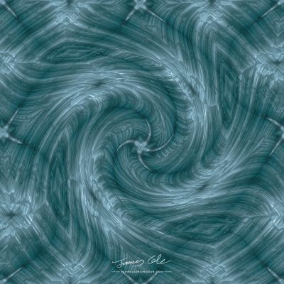 JCCI-100445 - Christmas Tiles - Turquoise Kaleidoscope Twirl