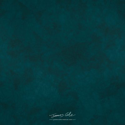 JCCI-100480 - Christmas Tiles - Deep Turquoise Mottled Delicate Flowers Paper