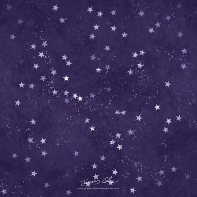 JCCI-100504 - Christmas Tiles - Purple Lavender Lilac Stars On Mottled Paper
