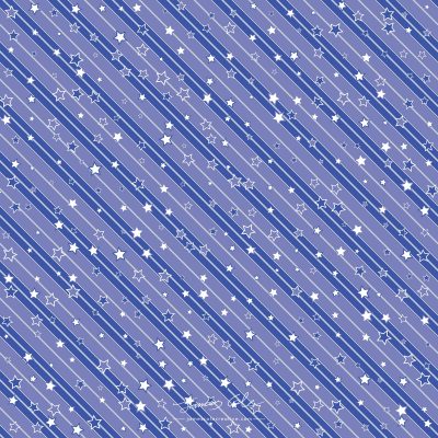 JCCI-100510 - Christmas Tiles - Blue Stars and Stripes