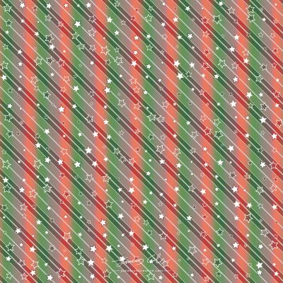 JCCI-100512 - Christmas Tiles - Candy Cane Stripes Stars and Stripes
