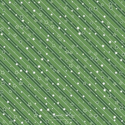JCCI-100515 - Christmas Tiles - Green Purple Stars and Stripes