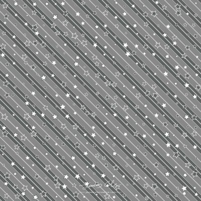 JCCI-100516 - Christmas Tiles - Grey Stars and Stripes