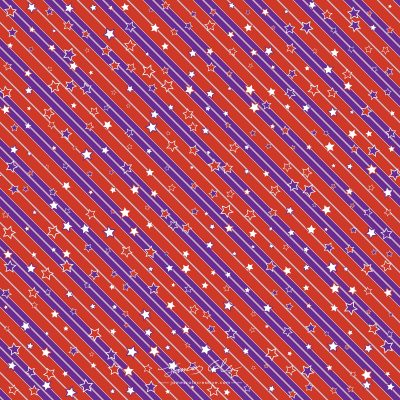 JCCI-100520 - Christmas Tiles - Red Blue Stars and Stripes
