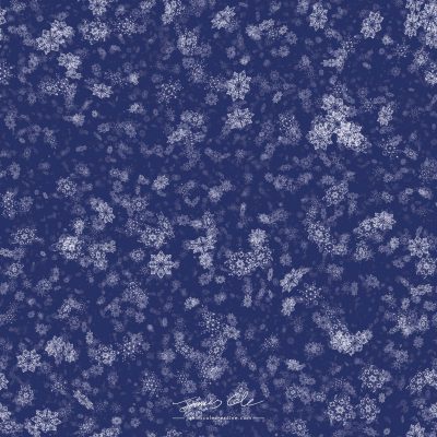 JCCI-100555 - Christmas Tiles - Blue Snowflakes