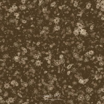 JCCI-100563 - Christmas Tiles - Earthy Brown Snowflakes