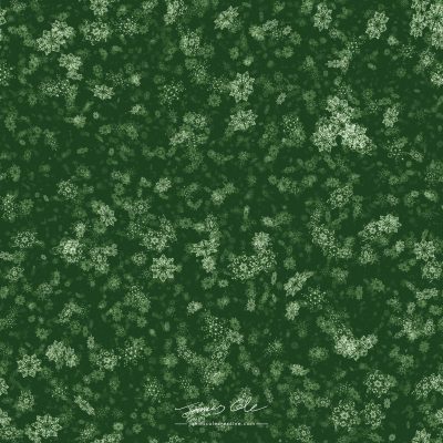 JCCI-100564 - Christmas Tiles - Green Snowflakes