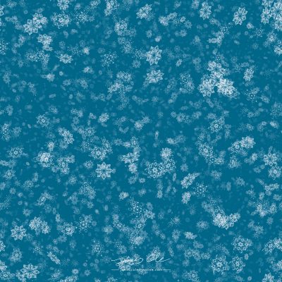 JCCI-100566 - Christmas Tiles - Icy Aqua Snowflakes