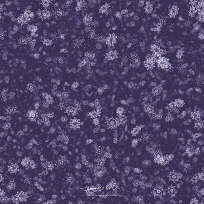 JCCI-100568 - Christmas Tiles - Purple Lavender Lilac Snowflakes