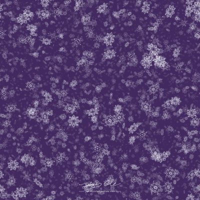 JCCI-100572 - Christmas Tiles - Violet Purple Snowflakes