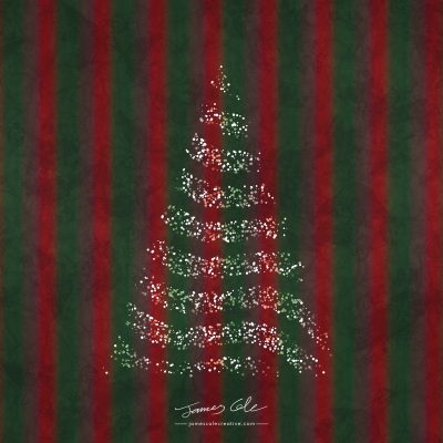 JCCI-100576 - Christmas Tiles - Candy Cane Stripes Christmas Tree Lights