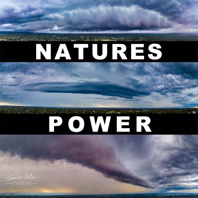 JCCI-100594 - Natures Power Triptych - 3 Epic Storm Cloud Photographs in One