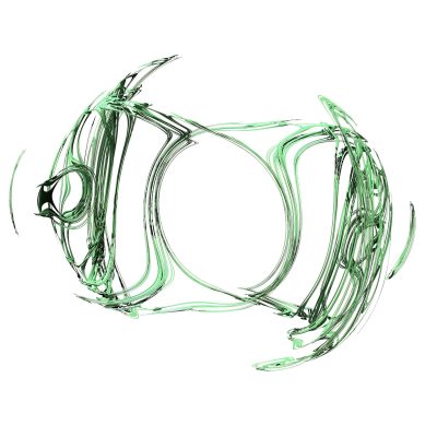 JCCI-100658 - Fractal Metallic Twister Green